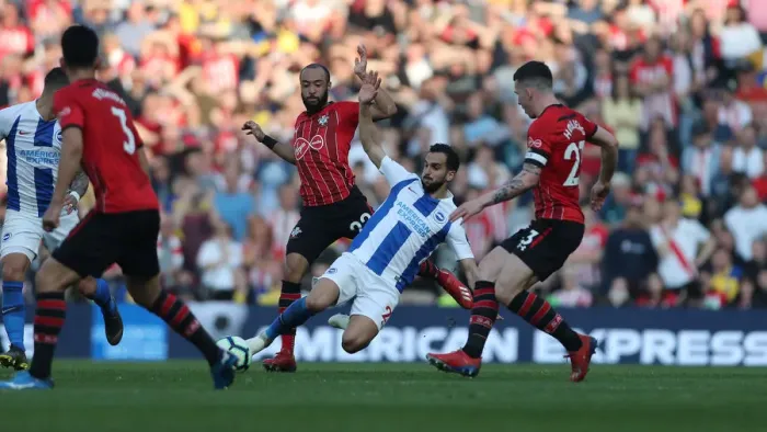 Framed Print : Brighton and Hove Albion vs. Southampton: Premier League Showdown at American Express Community Stadium (30MAR19) Framed Print : Brighton and Hove Albion vs. Southampton: Premier League Showdown at American Express Community Stadium (30MAR19)