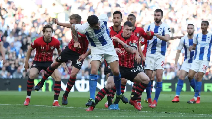 Framed Print : Brighton and Hove Albion vs. Southampton: Premier League Showdown at American Express Community Stadium (30MAR19) Framed Print : Brighton and Hove Albion vs. Southampton: Premier League Showdown at American Express Community Stadium (30MAR19)