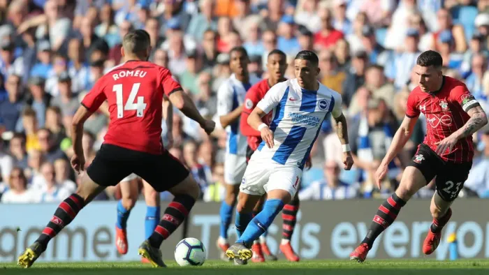 Framed Print : Brighton and Hove Albion vs. Southampton: Premier League Showdown at American Express Community Stadium (30 / 03 / 19) Framed Print : Brighton and Hove Albion vs. Southampton: Premier League Showdown at American Express Community Stadium (30 / 03 / 19)