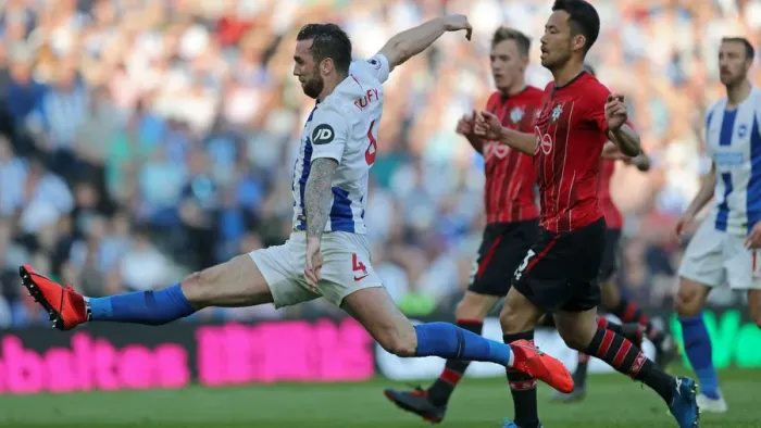 Framed Print : Brighton and Hove Albion vs. Southampton: Premier League Showdown at American Express Community Stadium (30MAR19)