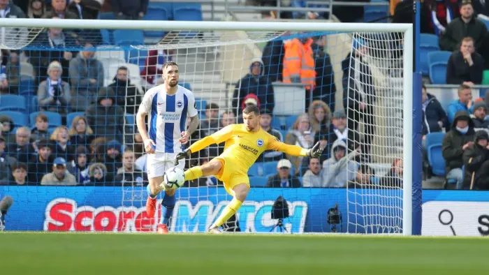 Framed Print : Brighton and Hove Albion vs. Bournemouth: Premier League Battle at American Express Community Stadium (13APR19) Framed Print : Brighton and Hove Albion vs. Bournemouth: Premier League Battle at American Express Community Stadium (13APR19)