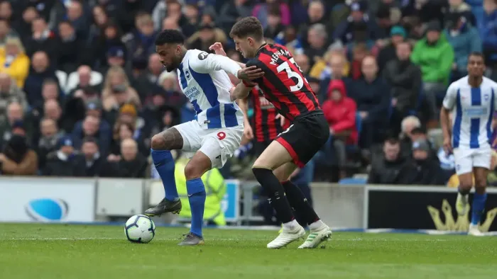 Framed Print : Brighton and Hove Albion vs. Bournemouth: Premier League Battle at American Express Community Stadium (13APR19) Framed Print : Brighton and Hove Albion vs. Bournemouth: Premier League Battle at American Express Community Stadium (13APR19)