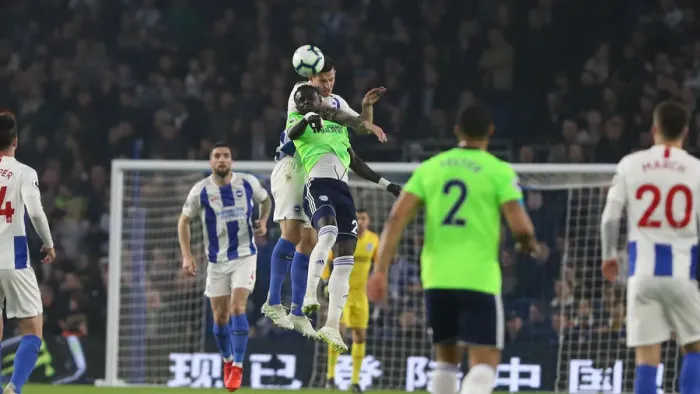 Framed Print : Brighton and Hove Albion vs. Cardiff City: Premier League Battle at American Express Community Stadium (16th April 2019) Framed Print : Brighton and Hove Albion vs. Cardiff City: Premier League Battle at American Express Community Stadium (16th April 2019)