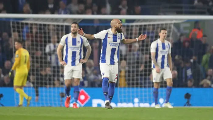 Framed Print : Brighton and Hove Albion vs. Cardiff City: Premier League Showdown at American Express Community Stadium (16th April 2019) Framed Print : Brighton and Hove Albion vs. Cardiff City: Premier League Showdown at American Express Community Stadium (16th April 2019)