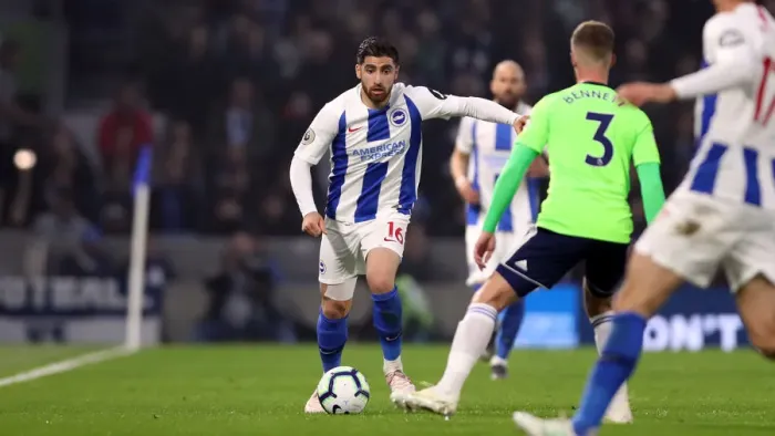 Framed Print : Brighton and Hove Albion vs. Cardiff City: Premier League Battle at American Express Community Stadium (April 16, 2019) Framed Print : Brighton and Hove Albion vs. Cardiff City: Premier League Battle at American Express Community Stadium (April 16, 2019)