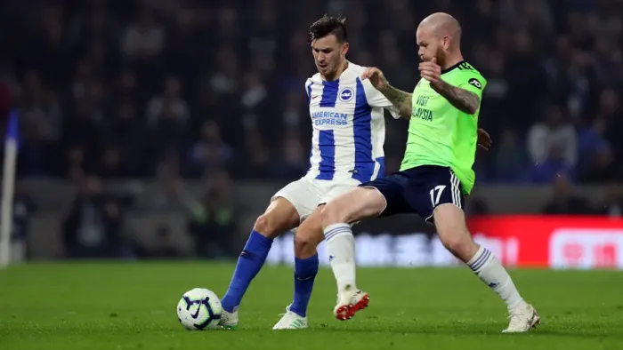 Framed Print : Brighton and Hove Albion vs. Cardiff City: Premier League Showdown at American Express Community Stadium (16th April 2019)