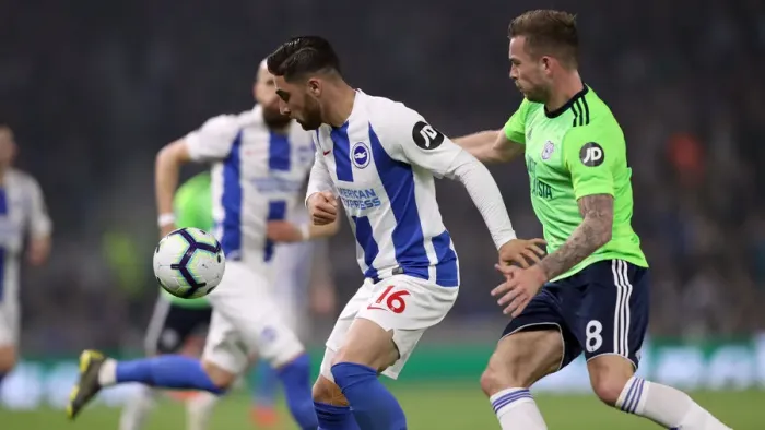 Framed Print : Brighton and Hove Albion vs. Cardiff City: Premier League Battle at American Express Community Stadium (16th April 2019) Framed Print : Brighton and Hove Albion vs. Cardiff City: Premier League Battle at American Express Community Stadium (16th April 2019)