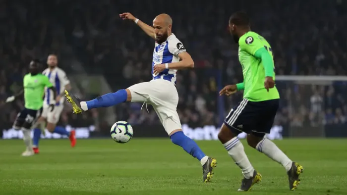 Framed Print : Brighton and Hove Albion vs. Cardiff City: Premier League Battle at American Express Community Stadium (16th April 2019) Framed Print : Brighton and Hove Albion vs. Cardiff City: Premier League Battle at American Express Community Stadium (16th April 2019)