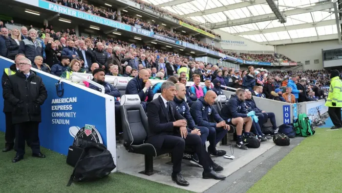 Framed Print : Brighton and Hove Albion vs. Newcastle United: A Premier League Showdown at American Express Community Stadium (27APR19) Framed Print : Brighton and Hove Albion vs. Newcastle United: A Premier League Showdown at American Express Community Stadium (27APR19)