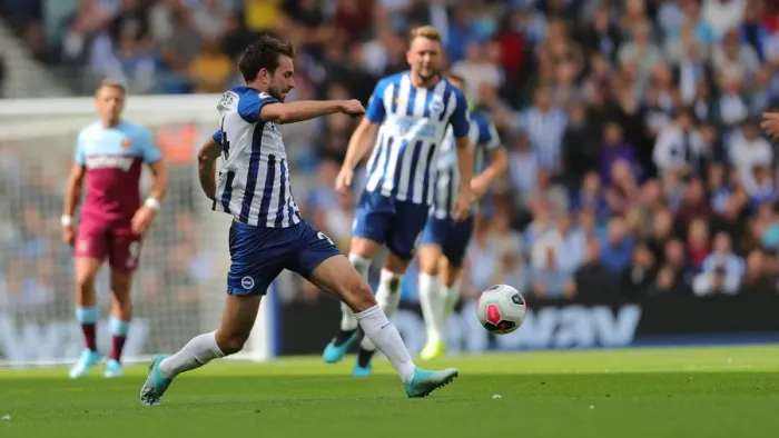 Framed Print : Brighton and Hove Albion vs. West Ham United: Premier League Showdown at American Express Community Stadium (August 17, 2019) Framed Print : Brighton and Hove Albion vs. West Ham United: Premier League Showdown at American Express Community Stadium (August 17, 2019)