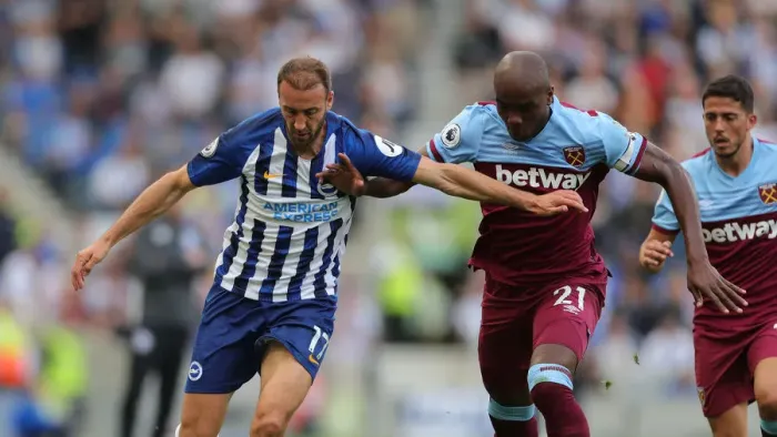 Framed Print : Brighton and Hove Albion vs. West Ham United: Premier League Battle at American Express Community Stadium (17.08.19)