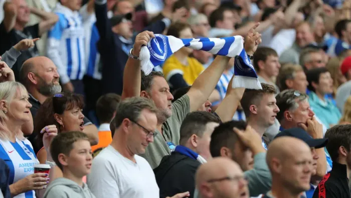 Framed Print : Brighton & Hove Albion vs. West Ham United: Premier League Battle at American Express Community Stadium (17th August 2019)