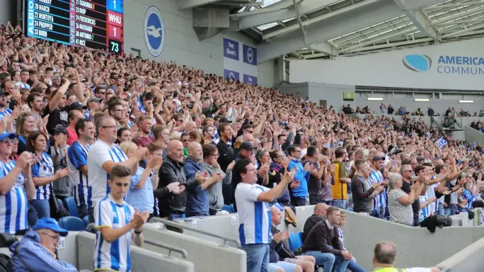 Framed Print : Brighton and Hove Albion vs. West Ham United: Premier League Showdown at American Express Community Stadium (August 17, 2019) Framed Print : Brighton and Hove Albion vs. West Ham United: Premier League Showdown at American Express Community Stadium (August 17, 2019)