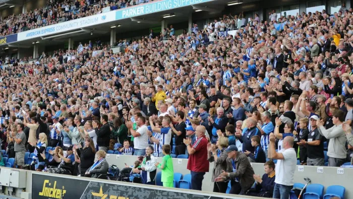 Framed Print : Brighton and Hove Albion vs. West Ham United: Premier League Showdown at American Express Community Stadium (17th August 2019)