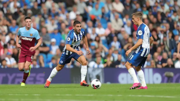 Framed Print : Brighton & Hove Albion vs. West Ham United: Premier League Showdown at American Express Community Stadium (August 17, 2019) Framed Print : Brighton & Hove Albion vs. West Ham United: Premier League Showdown at American Express Community Stadium (August 17, 2019)
