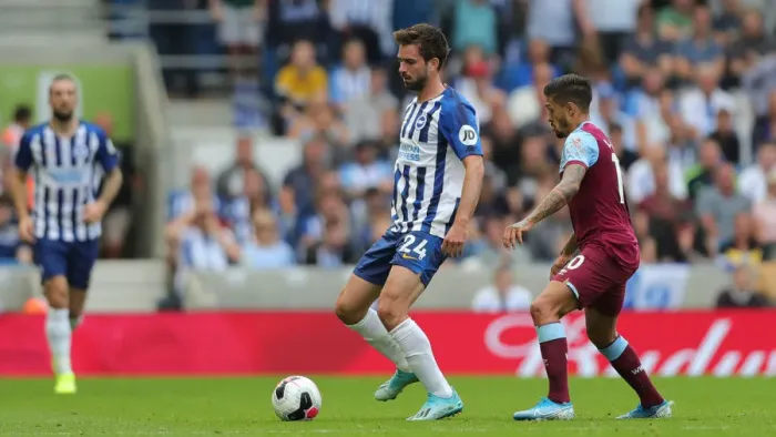 Framed Print : Brighton and Hove Albion vs. West Ham United: Premier League Battle at American Express Community Stadium (17.08.19) Framed Print : Brighton and Hove Albion vs. West Ham United: Premier League Battle at American Express Community Stadium (17.08.19)