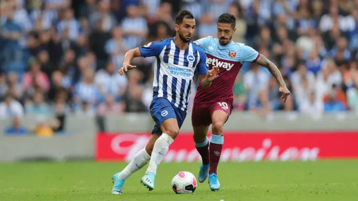 Framed Print : Brighton and Hove Albion vs. West Ham United: Premier League Battle at American Express Community Stadium (17th August 2019) Framed Print : Brighton and Hove Albion vs. West Ham United: Premier League Battle at American Express Community Stadium (17th August 2019)