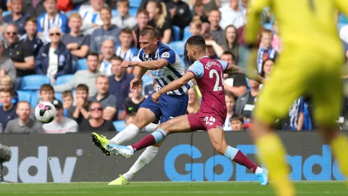 Framed Print : Brighton and Hove Albion vs. West Ham United: Premier League Battle at American Express Community Stadium (17th August 2019) Framed Print : Brighton and Hove Albion vs. West Ham United: Premier League Battle at American Express Community Stadium (17th August 2019)