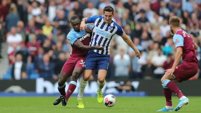 Framed Print : Brighton and Hove Albion vs. West Ham United: Premier League Showdown at American Express Community Stadium (17.08.19) Framed Print : Brighton and Hove Albion vs. West Ham United: Premier League Showdown at American Express Community Stadium (17.08.19)