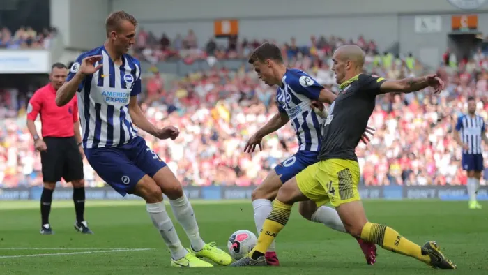 Framed Print : Brighton and Hove Albion vs. Southampton: Premier League Showdown at American Express Community Stadium (24AUG19) Framed Print : Brighton and Hove Albion vs. Southampton: Premier League Showdown at American Express Community Stadium (24AUG19)