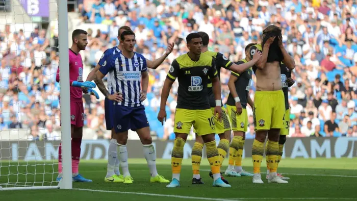 Framed Print : Brighton and Hove Albion vs. Southampton: Premier League Showdown at American Express Community Stadium (24Aug19) Framed Print : Brighton and Hove Albion vs. Southampton: Premier League Showdown at American Express Community Stadium (24Aug19)