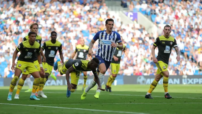 Framed Print : Brighton and Hove Albion vs. Southampton: Premier League Showdown at American Express Community Stadium (24Aug19) Framed Print : Brighton and Hove Albion vs. Southampton: Premier League Showdown at American Express Community Stadium (24Aug19)