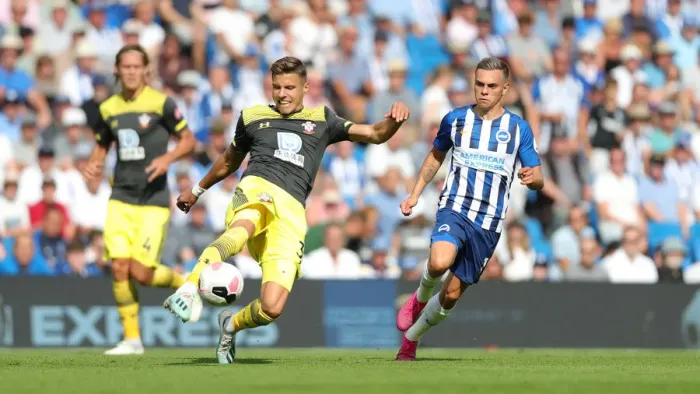 Framed Print : Brighton and Hove Albion vs. Southampton: Premier League Showdown at American Express Community Stadium (24Aug19) Framed Print : Brighton and Hove Albion vs. Southampton: Premier League Showdown at American Express Community Stadium (24Aug19)