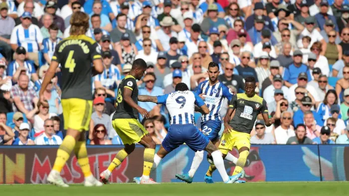 Framed Print : Brighton and Hove Albion vs. Southampton: Premier League Showdown at American Express Community Stadium (24Aug19) Framed Print : Brighton and Hove Albion vs. Southampton: Premier League Showdown at American Express Community Stadium (24Aug19)