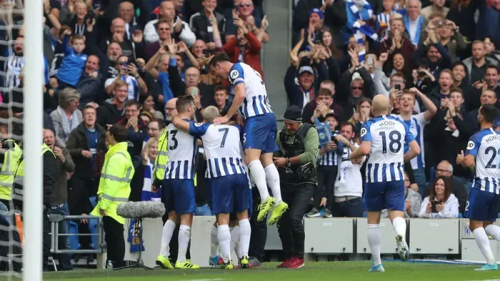 Framed Print : Brighton and Hove Albion vs. Tottenham Hotspur: Premier League Showdown at American Express Community Stadium (5th October 2019) Framed Print : Brighton and Hove Albion vs. Tottenham Hotspur: Premier League Showdown at American Express Community Stadium (5th October 2019)