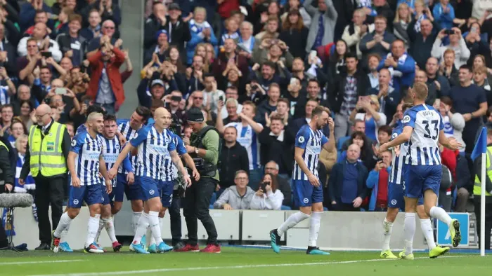 Framed Print : Brighton and Hove Albion vs. Tottenham Hotspur: Premier League Showdown at American Express Community Stadium (5th October 2019) Framed Print : Brighton and Hove Albion vs. Tottenham Hotspur: Premier League Showdown at American Express Community Stadium (5th October 2019)