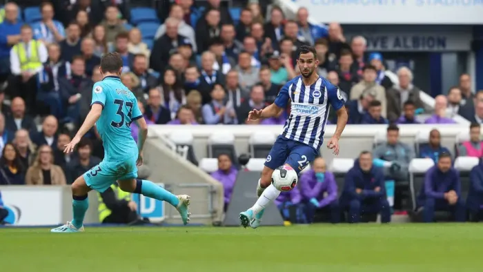 Framed Print : Brighton and Hove Albion vs. Tottenham Hotspur: Premier League Showdown at American Express Community Stadium (5th October 2019) Framed Print : Brighton and Hove Albion vs. Tottenham Hotspur: Premier League Showdown at American Express Community Stadium (5th October 2019)