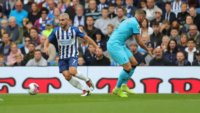 Framed Print : Brighton and Hove Albion vs. Tottenham Hotspur: Premier League Showdown at American Express Community Stadium (5th October 2019) Framed Print : Brighton and Hove Albion vs. Tottenham Hotspur: Premier League Showdown at American Express Community Stadium (5th October 2019)