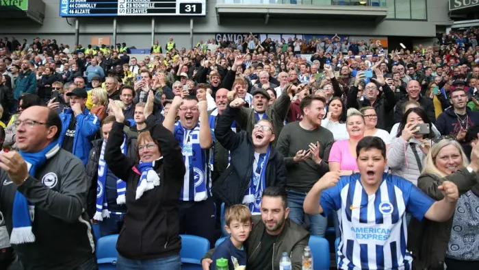 Framed Print : Brighton and Hove Albion vs. Tottenham Hotspur: Premier League Showdown at American Express Community Stadium (5th October 2019) Framed Print : Brighton and Hove Albion vs. Tottenham Hotspur: Premier League Showdown at American Express Community Stadium (5th October 2019)