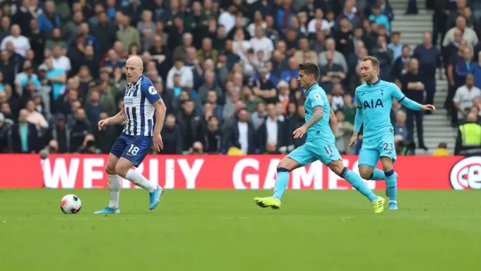 Framed Print : Brighton and Hove Albion vs. Tottenham Hotspur: Premier League Showdown at American Express Community Stadium (5th October 2019) Framed Print : Brighton and Hove Albion vs. Tottenham Hotspur: Premier League Showdown at American Express Community Stadium (5th October 2019)