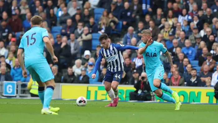 Framed Print : Brighton & Hove Albion vs. Tottenham Hotspur: Premier League Showdown at American Express Community Stadium (5th October 2019)