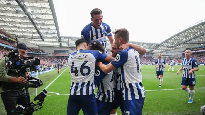 Framed Print : Brighton & Hove Albion vs. Tottenham Hotspur: Premier League Showdown at American Express Community Stadium (5th October 2019) Framed Print : Brighton & Hove Albion vs. Tottenham Hotspur: Premier League Showdown at American Express Community Stadium (5th October 2019)