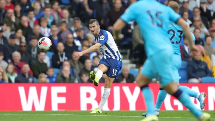 Framed Print : Brighton and Hove Albion vs. Tottenham Hotspur: Premier League Showdown at American Express Community Stadium (5th October 2019) Framed Print : Brighton and Hove Albion vs. Tottenham Hotspur: Premier League Showdown at American Express Community Stadium (5th October 2019)