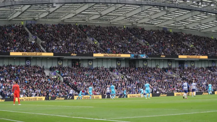 Framed Print : Brighton & Hove Albion vs. Tottenham Hotspur: Premier League Showdown at American Express Community Stadium (5th October 2019) Framed Print : Brighton & Hove Albion vs. Tottenham Hotspur: Premier League Showdown at American Express Community Stadium (5th October 2019)