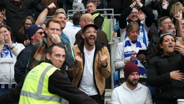 Framed Print : Brighton and Hove Albion vs. Tottenham Hotspur: Premier League Showdown at American Express Community Stadium (5th October 2019) Framed Print : Brighton and Hove Albion vs. Tottenham Hotspur: Premier League Showdown at American Express Community Stadium (5th October 2019)