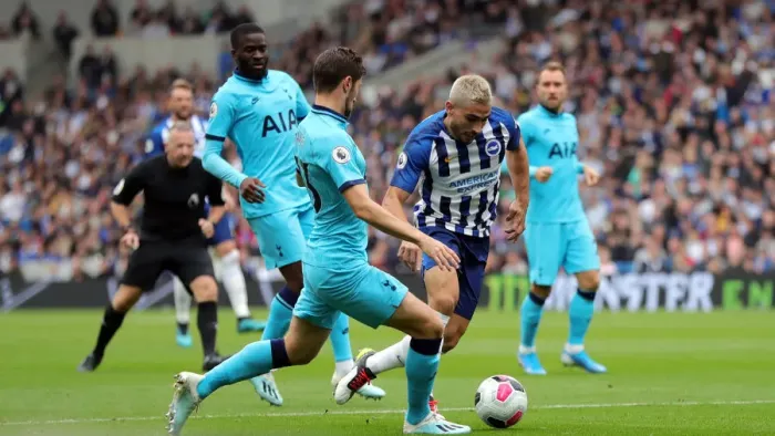 Framed Print : Brighton and Hove Albion vs. Tottenham Hotspur: Premier League Showdown at American Express Community Stadium (5th October 2019) Framed Print : Brighton and Hove Albion vs. Tottenham Hotspur: Premier League Showdown at American Express Community Stadium (5th October 2019)