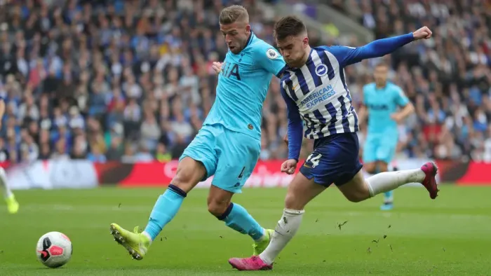 Framed Print : Brighton and Hove Albion vs. Tottenham Hotspur: Premier League Showdown at American Express Community Stadium (5th October 2019) Framed Print : Brighton and Hove Albion vs. Tottenham Hotspur: Premier League Showdown at American Express Community Stadium (5th October 2019)