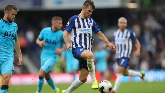 Framed Print : Brighton & Hove Albion vs. Tottenham Hotspur: Premier League Showdown at American Express Community Stadium (5th October 2019) Framed Print : Brighton & Hove Albion vs. Tottenham Hotspur: Premier League Showdown at American Express Community Stadium (5th October 2019)
