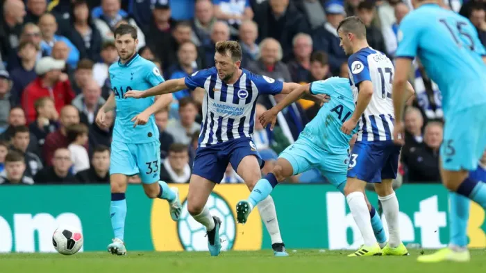 Framed Print : Brighton and Hove Albion vs. Tottenham Hotspur: Premier League Showdown at American Express Community Stadium (5th October 2019) Framed Print : Brighton and Hove Albion vs. Tottenham Hotspur: Premier League Showdown at American Express Community Stadium (5th October 2019)