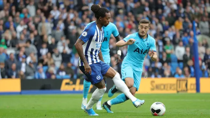 Framed Print : Brighton & Hove Albion vs. Tottenham Hotspur: Premier League Showdown at American Express Community Stadium (5th October 2019) Framed Print : Brighton & Hove Albion vs. Tottenham Hotspur: Premier League Showdown at American Express Community Stadium (5th October 2019)