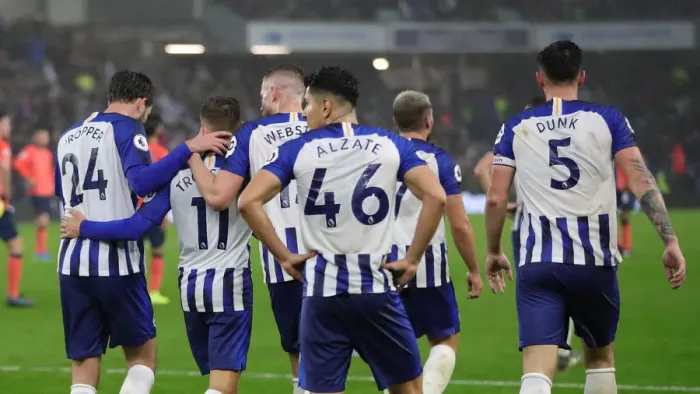 Framed Print : Brighton and Hove Albion vs. Everton: Premier League Showdown at American Express Community Stadium (26OCT19)