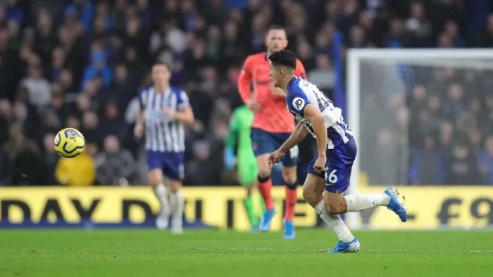 Framed Print : Brighton and Hove Albion vs. Everton: A Premier League Showdown at American Express Community Stadium (26OCT19)