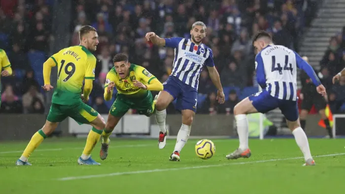 Framed Print : Brighton and Hove Albion vs. Norwich City: Premier League Showdown at American Express Community Stadium (November 2, 2019) Framed Print : Brighton and Hove Albion vs. Norwich City: Premier League Showdown at American Express Community Stadium (November 2, 2019)