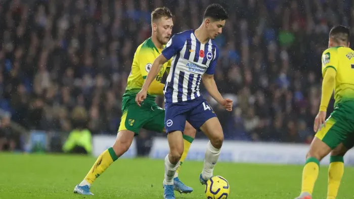 Framed Print : Brighton and Hove Albion vs. Norwich City: Premier League Showdown at American Express Community Stadium (November 2, 2019)