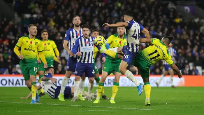 Framed Print : Brighton and Hove Albion vs. Norwich City: Premier League Showdown at American Express Community Stadium (November 2, 2019) Framed Print : Brighton and Hove Albion vs. Norwich City: Premier League Showdown at American Express Community Stadium (November 2, 2019)