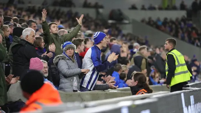 Framed Print : Brighton and Hove Albion vs. Norwich City: Premier League Showdown at American Express Community Stadium (November 2, 2019)